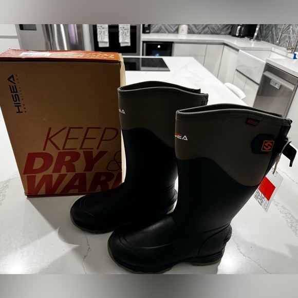 ⭐️Brand New⭐️ in box Hisea Men’s Rain boots Mudding boots 🥾 - Picture 1 of 5